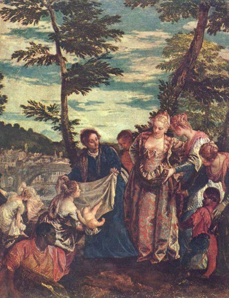 Paolo Veronese Rettung des Mosesknaben aus den Fluten des Nils Germany oil painting art